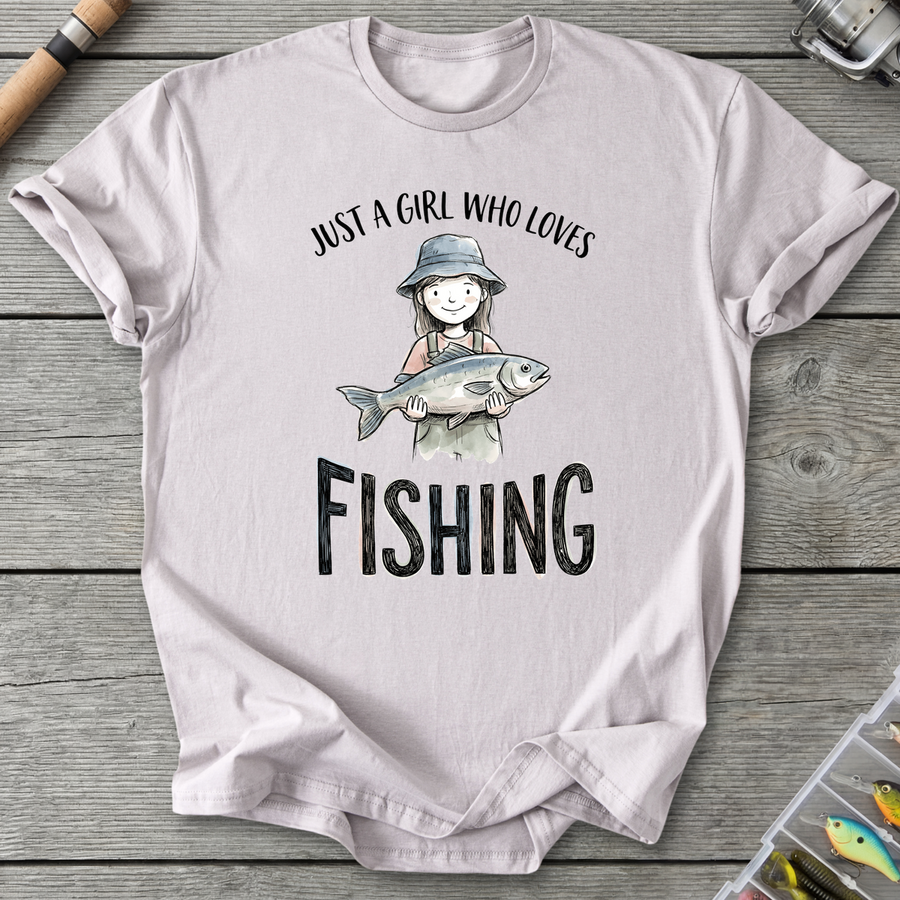 Fishing Girl Bucket Hat T-Shirt