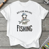 Fishing Girl Bucket Hat T-Shirt