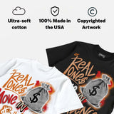 'Orange Citrus' 3s DopeSkill T-Shirt Real Ones Move In Silence Graphic