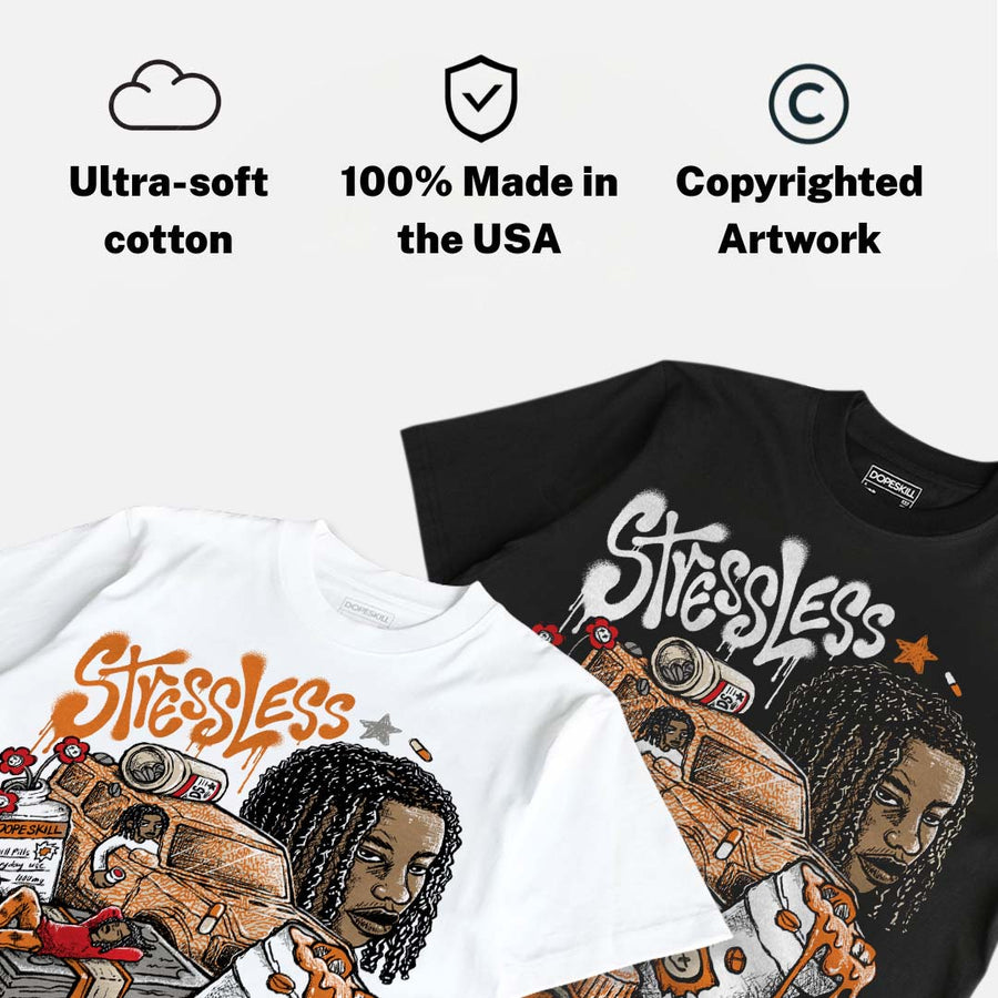 'Orange Citrus' 3s DopeSkill T-Shirt Stressless Graphic