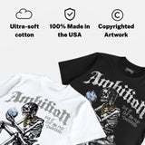 White Metallic 5s DopeSkill T-Shirt Ambition Graphic