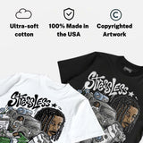 White Metallic 5s DopeSkill T-Shirt Stressless Graphic