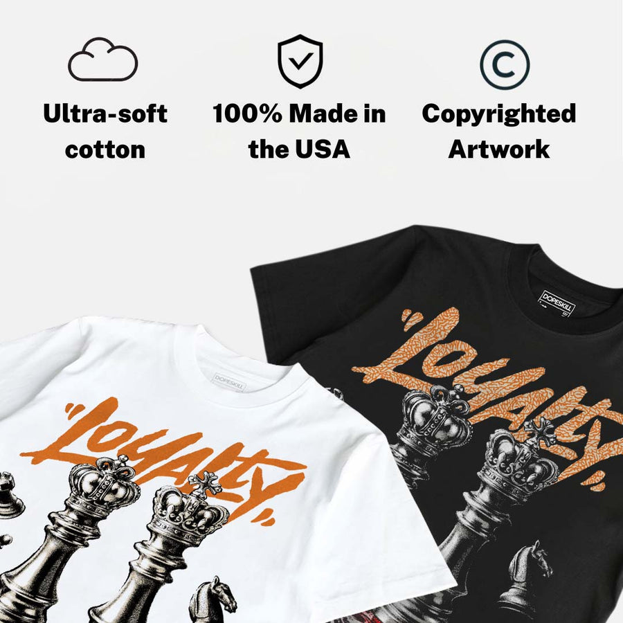 'Orange Citrus' 3s DopeSkill T-Shirt Loyalty Graphic