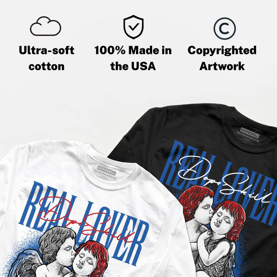 “True Blue” 3s DopeSkill Long Sleeve T-Shirt Real Lover Graphic