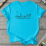 Grandpa Happy Place T-Shirt
