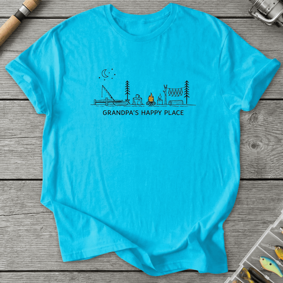 Grandpa Happy Place T-Shirt