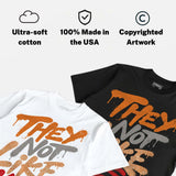 'Orange Citrus' 3s DopeSkill T-Shirt They Not Like Us Graphic