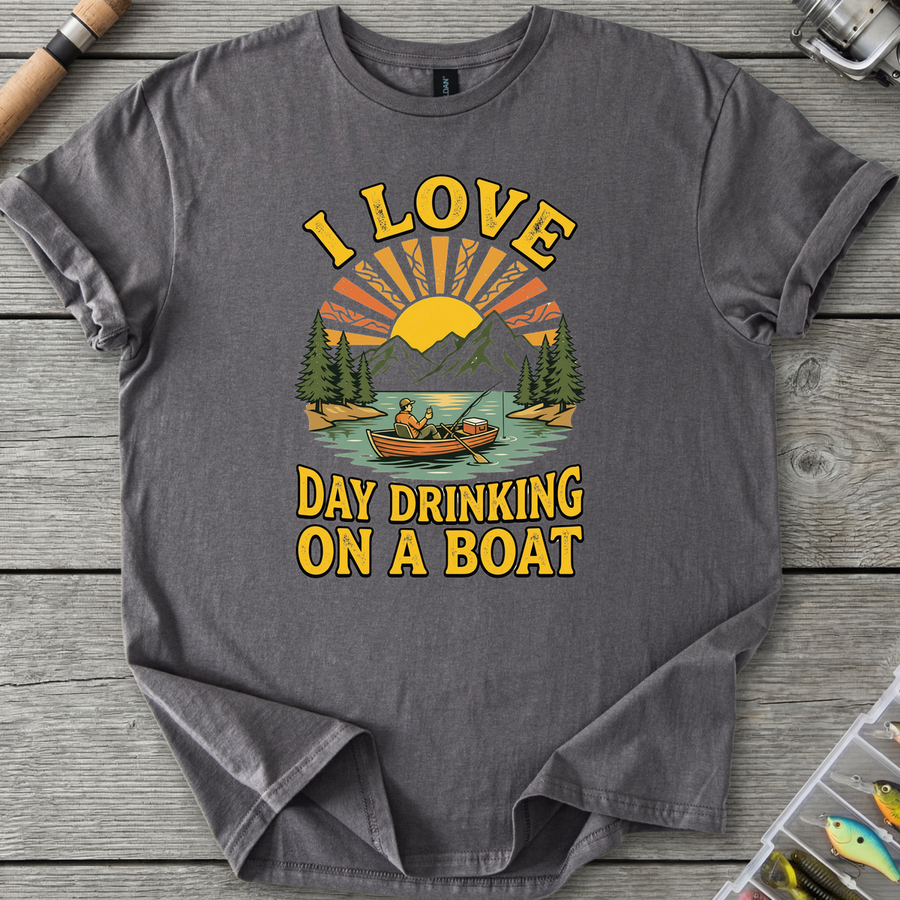 I Love Day Drinking On A Boat T-Shirt