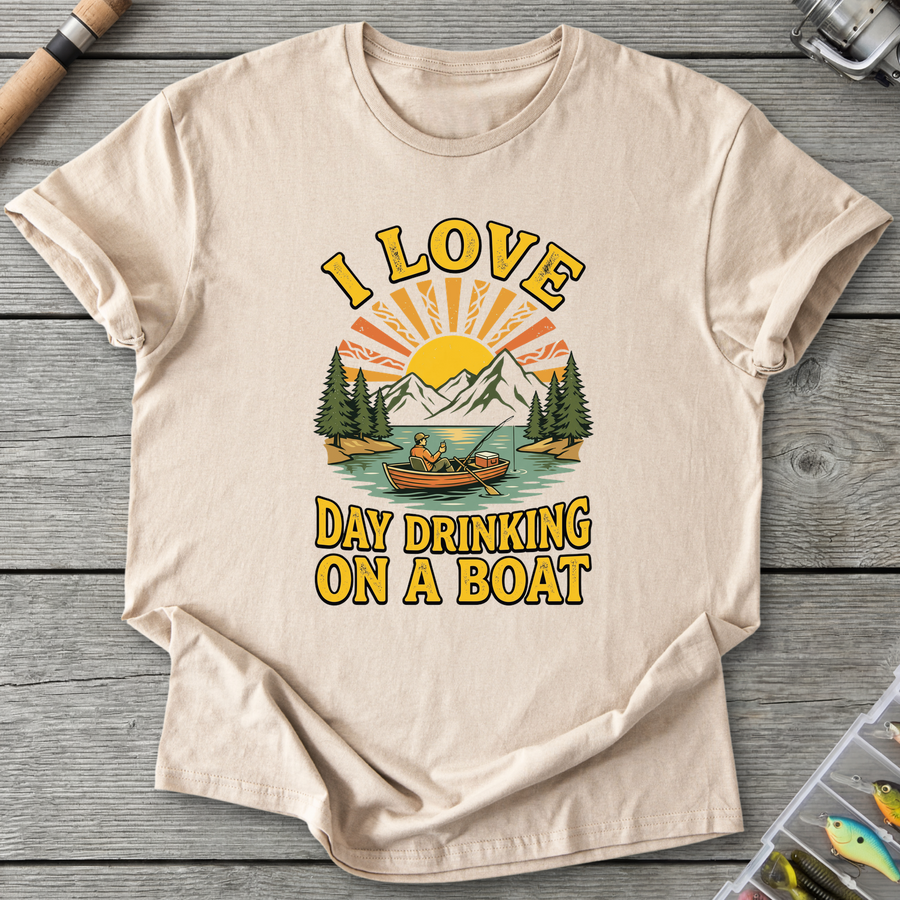 I Love Day Drinking On A Boat T-Shirt