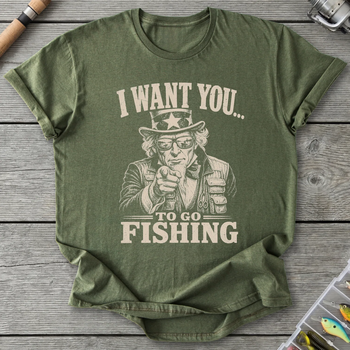 I Want You Fishing T-Shirt