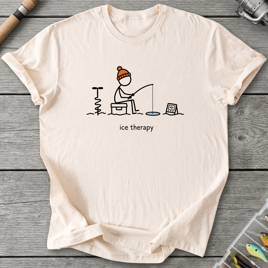 Ice Fishing Therapy T-Shirt