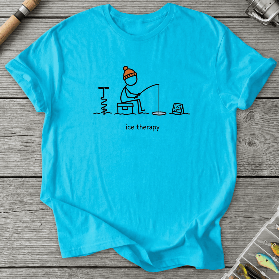 Ice Fishing Therapy T-Shirt
