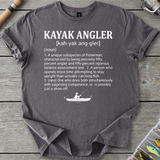 Kayak Angler Dictionary Definition T-Shirt