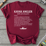 Kayak Angler Dictionary Definition T-Shirt