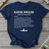 Kayak Angler Dictionary Definition T-Shirt