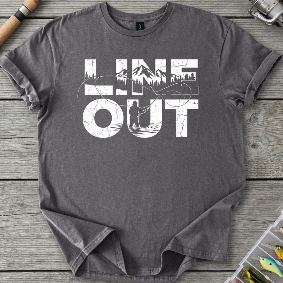 Line Out Fishing T-Shirt