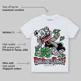 White Cement 4s DopeSkill Toddler Kids T-shirt Born To Be Rich Graphic