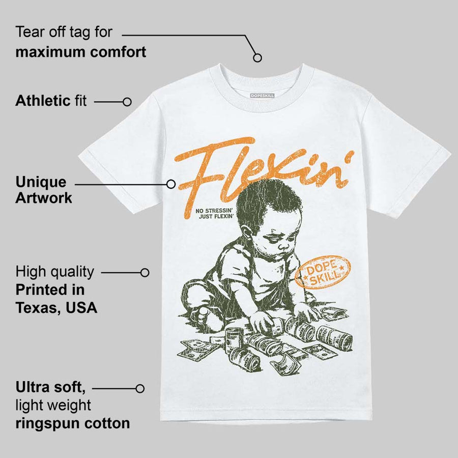 Olive Collection DopeSkill T-Shirt Flexin' Graphic