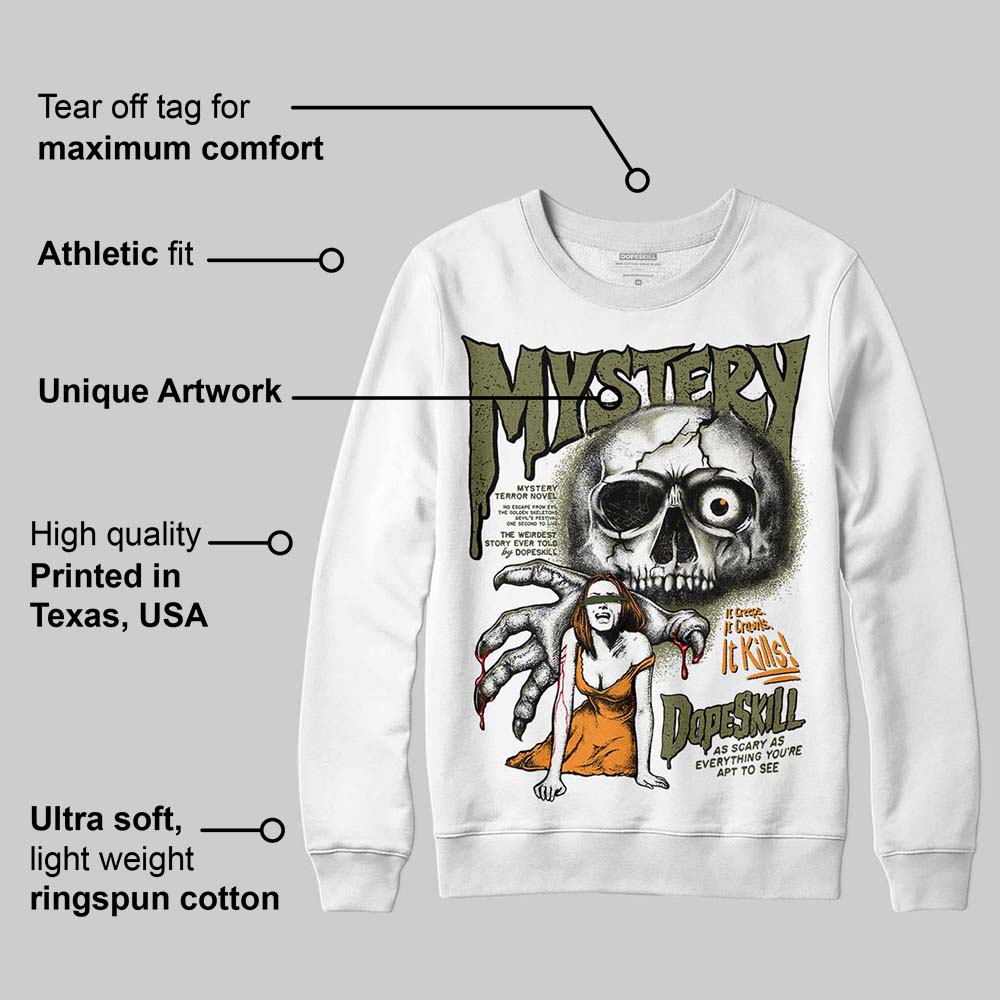 Olive Collection DopeSkill Sweatshirt Mystery Ghostly Grasp Graphic