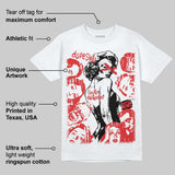 AJ 13 Chicago True Red Cherry DopeSkill T-Shirt Built Different Graphic
