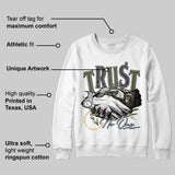 Olive 5s DopeSkill Sweatshirt Trust No One Graphic