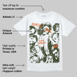 Olive Collection DopeSkill T-Shirt Built Different Graphic