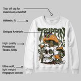 Olive Collection DopeSkill Sweatshirt Trippin Graphic
