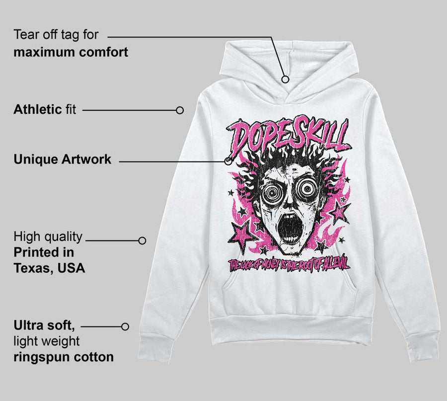 Pink Collection DopeSkill Hoodie Sweatshirt Root of Evil Graphic