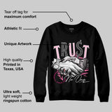 Dunk Low Pink Foam DopeSkill Sweatshirt Trust No One Graphic