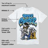 Royal Blue 'Paper Chaser Boy' DopeSkill Graphic T-Shirt