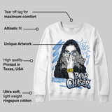 University Blue 5s DopeSkill Sweatshirt NPC Graphic