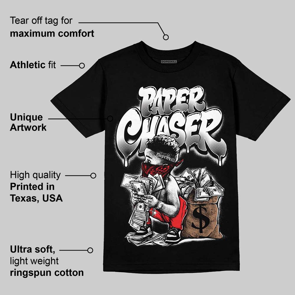 Black/White 'Paper Chaser Boy' DopeSkill Graphic T-Shirt
