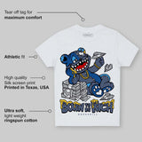 Diffused Blue 11s DopeSkill Toddler Kids T-shirt Born To Be Rich Graphic