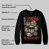 Reverse Infrared 6s DopeSkill Sweatshirt The Mouth With No Droughts Graphic