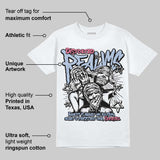 Cobalt Bliss 3s DopeSkill T-Shirt Distorted Realms Graphic