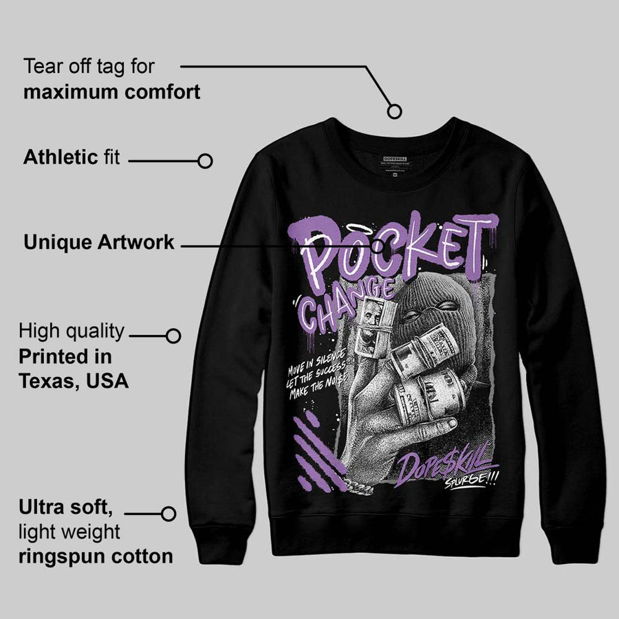 PURPLE Collection DopeSkill Sweatshirt Pocket Change Graphic