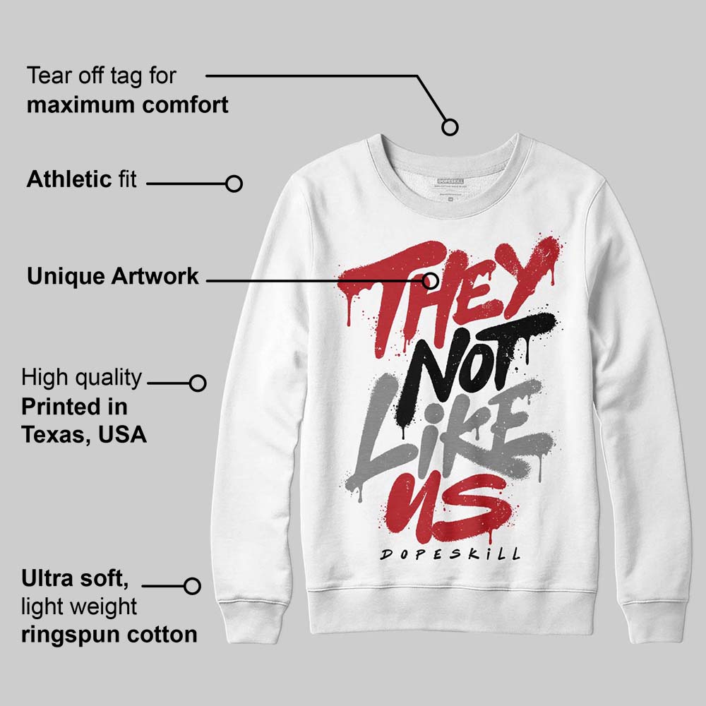 Bugs Bunny 8s DopeSkill Sweatshirt They Not Like Us Graphic