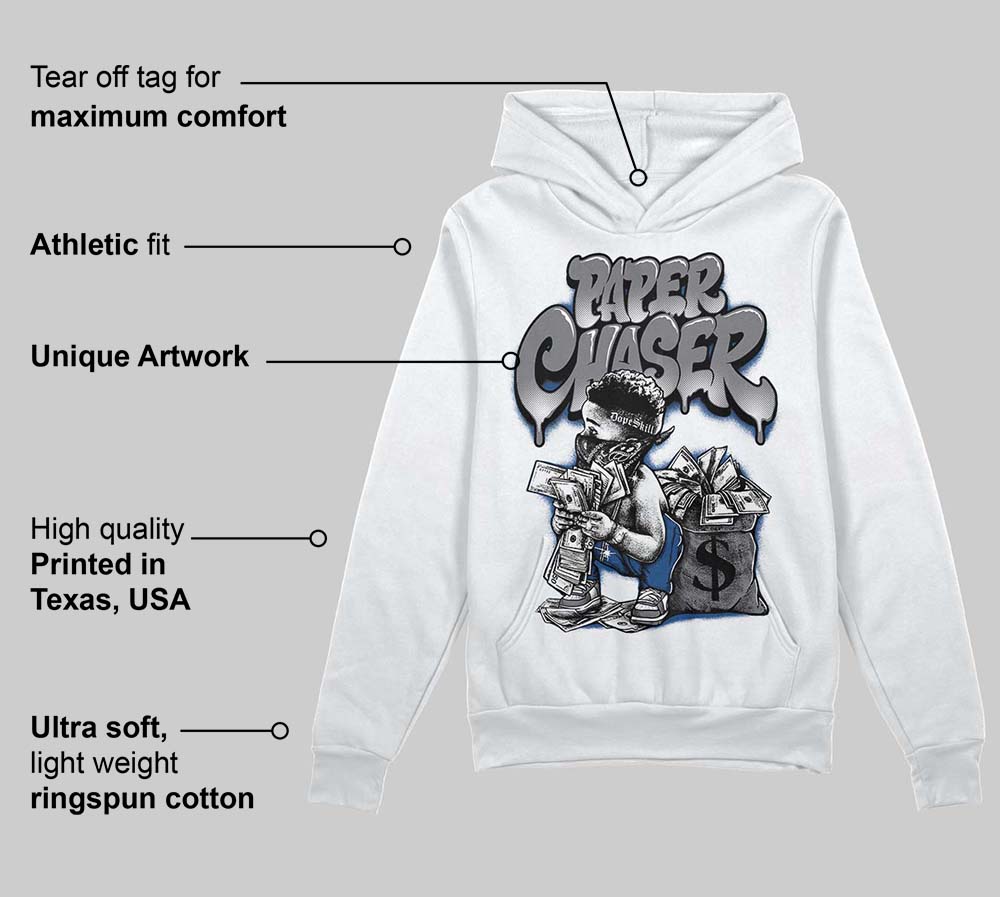 Flint Grey 9s DopeSkill Hoodie Sweatshirt Paper Chaser Boy Graphic