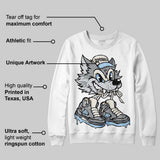 Wolf Grey 5s DopeSkill Sweatshirt Wolf Grey 5s Graphic