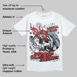 Fire Red “Black Tongue” 5s DopeSkill T-Shirt Drip Season Graphic