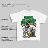 Green 'Paper Chaser Boy' DopeSkill Graphic Toddler Kids T-shirt