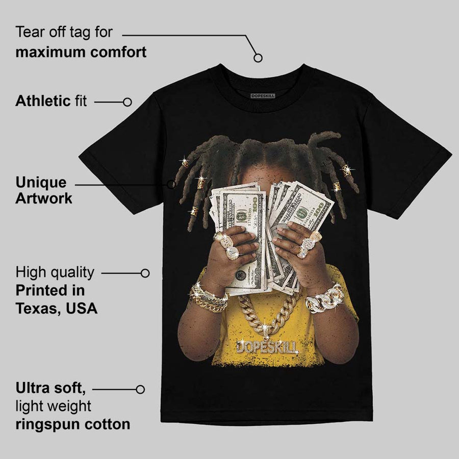Yellow Collection DopeSkill T-Shirt Rich Youth Graphic