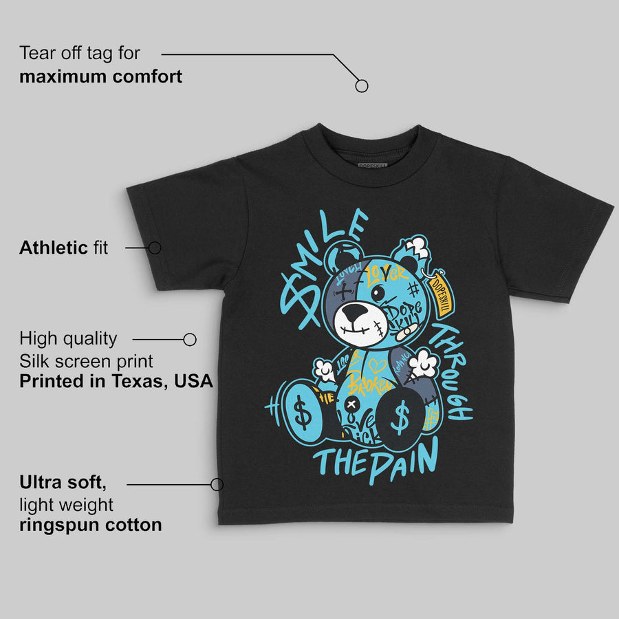 Gamma 11s DopeSkill Toddler Kids T-shirt Smile Through The Pain Graphic