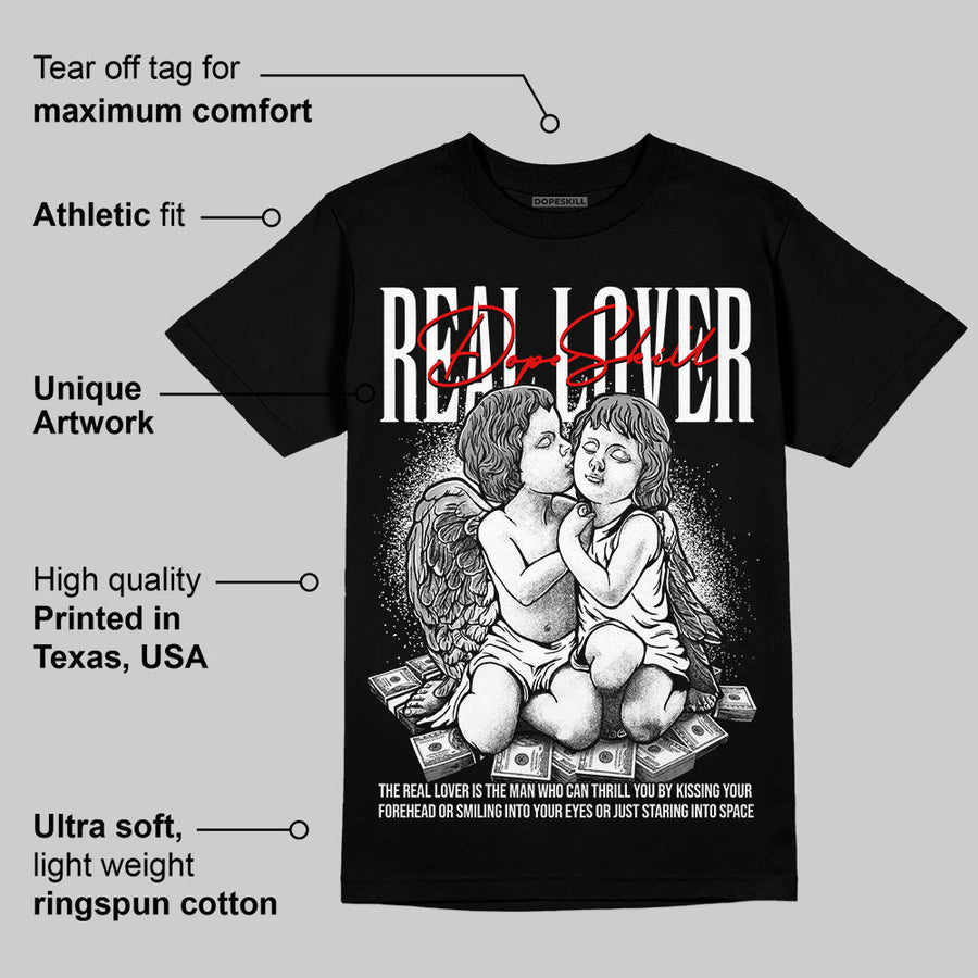 Dunk Low Panda White Black DopeSkill T-Shirt Real Lover Graphic