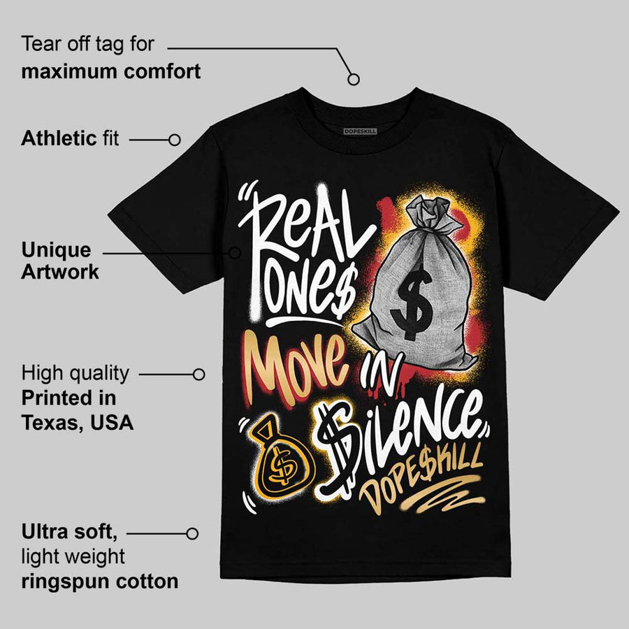 Taxi 12s 2025 DopeSkill T-Shirt Real Ones Move In Silence Graphic