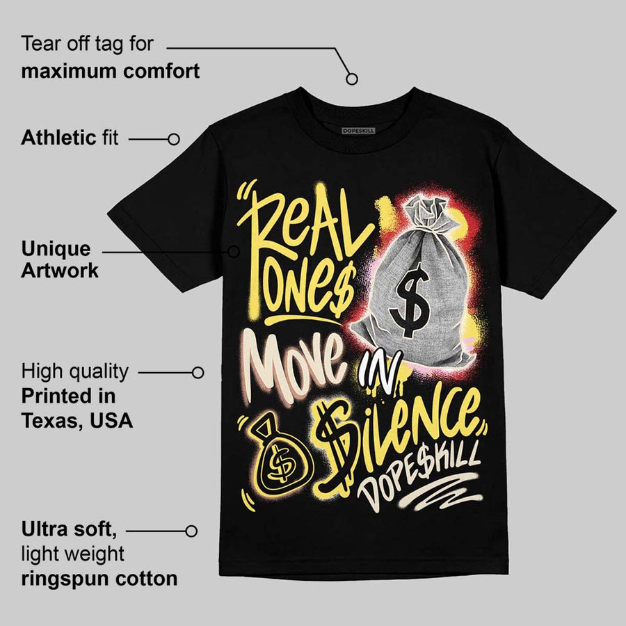 Gel-Nimbus 10.1 Banana DopeSkill T-Shirt Real Ones Move In Silence Graphic