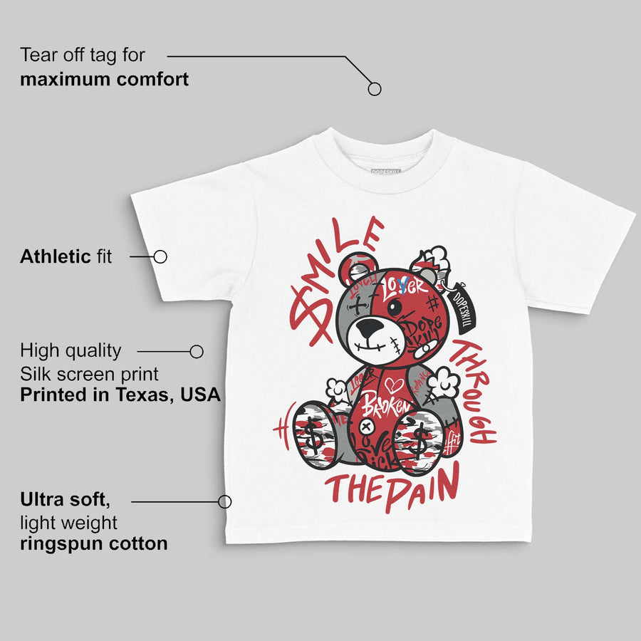 Bugs Bunny 8s DopeSkill Toddler Kids T-shirt Smile Through The Pain Graphic