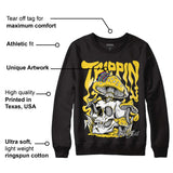 Black Tour Yellow AJ 4 Thunder DopeSkill Sweatshirt Trippin Graphic