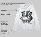 Reverse Metallic 5s DopeSkill Hoodie Sweatshirt Trust No One Graphic