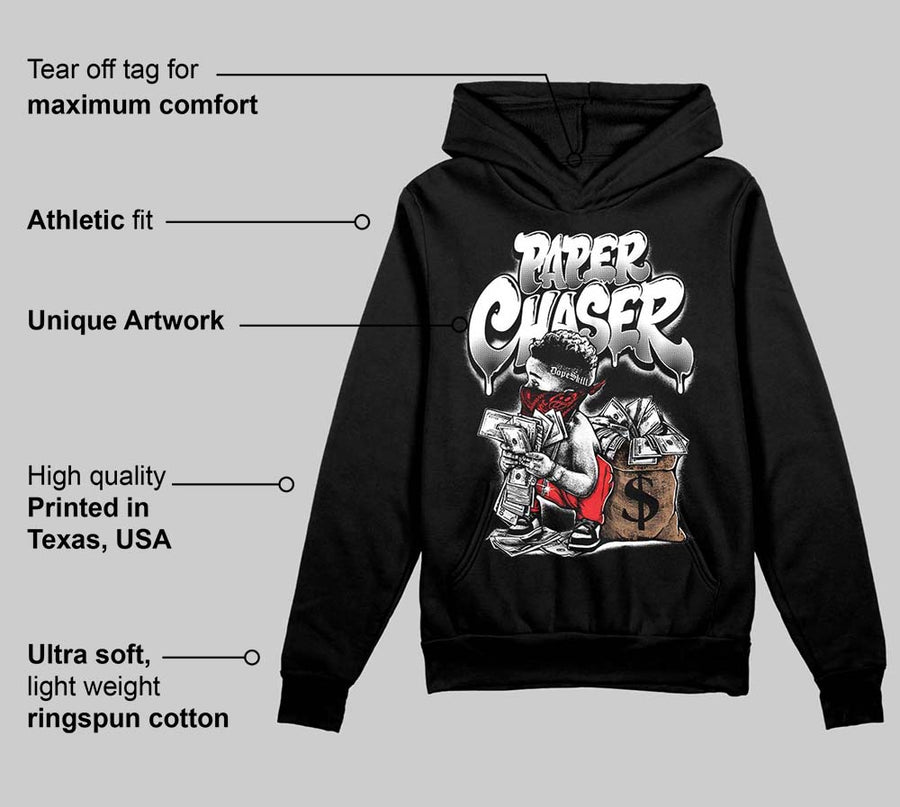 Black/White 'Paper Chaser Boy' DopeSkill Graphic Hoodie